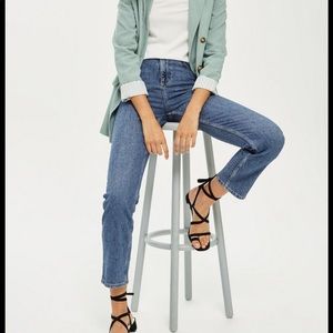 Topshop Moto Straight Jeans